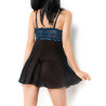 Chilirose Nuisette courte Kimmy - Bleue